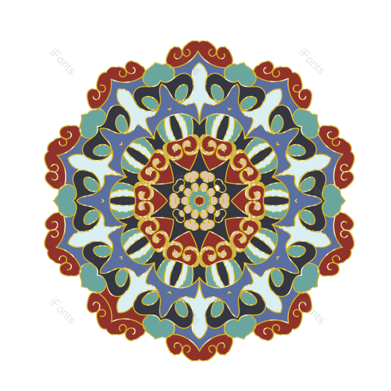 复古图片,花纹元素,底纹PNG,民族风免抠素材